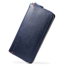 【本日限定ポイント最大20倍】 長財布 財布 メンズ ラウンドファスナー 財布 黒 ネイビー カード20枚 ブラック デザイン レザー 本革 革 牛革 入学祝い ブランド 高校生 大学生 20代 30代 丈夫 大容量 フルオープン 460度開く 460度