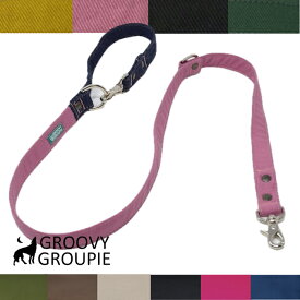 犬用リード 【 ツイル ＆ デニム 】 3way長さ調節可能 カフェリード 鉄砲 ・ レバーナスカン 選択可能【 超小型犬 SS・小型犬 S・中型犬 M 】送料無料【 ダブルナスカン ・ サイドグリップ オプションで追加可能】長さ延長 可能