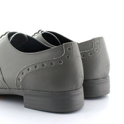 【2018春夏】TRAVELSHOESbychausser(トラベルシューズバイショセ)|TR-004|晴雨兼用ウィングチップレースアップシューズ|マニッシュシューズ|グレイ|ground|短靴|レインシューズ|