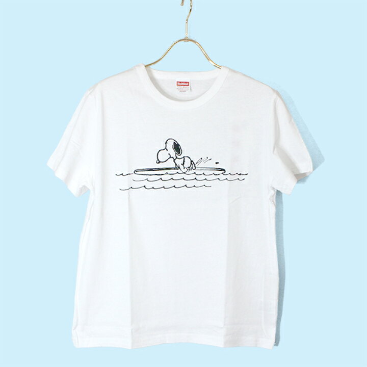 楽天市場 Healthknitヘルスニット5id Htk スヌーピーサーフィンtシャツpeanutsピーナッツホワイトグレーground服 レビューキャンペーン実施中 インポート靴のground グラウンド