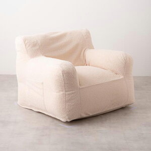 ・クーポン祭り開催中!商品名:COSHU ビーズソファ 1人掛けソファカラー:アイボリー ネイビー ピンク幅71cm×奥行71cm×高さ55cm(座面高:28cm)カバー取り外し可能 1Pソファ 一人掛け 北欧インテ