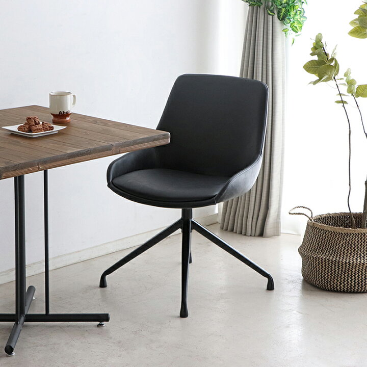 楽天市場】・クーポン祭り開催中！【2脚セット】EEL-DC-BK 回転式  