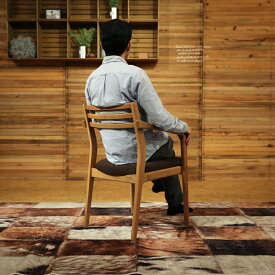 商品名|JPECジェペック アームチェア ダイニングチェアカラー| オーク ナチュラルサイズ| 幅 50 奥行51 高さ77(座面43)cm日本製 国産 食卓椅子 おしゃれ ダイニング 椅子肘付き 食卓イス 北欧 ウレタン塗装