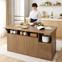 楽天市場】キッチンカウンター 両面（種類（食器棚・キッチンボード 