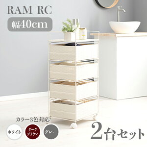 �y2��Z�b�g�z�y��40cm�z�y4�i�zRAM-RC �����h���[�`�F�X�g �L���X�^�[�z���C�g �_�[�N�u���E�� �O���[��40 ���s30 ����85cm�����h���[���[ ���󕨎��[ �q���������[ ���F ���F���^���� �V���v��