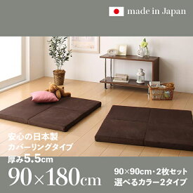 商品名 ラグマット SOFU ふかふかラグサイズ 90×180cm 厚さ約5.5cm国産 日本製 カーペットオールシーズン マイクロファイバー生地カバーリング仕様 おしゃれ ラグマットラグ 敷き物 絨毯 じゅうたん ブラウン / ベージュ