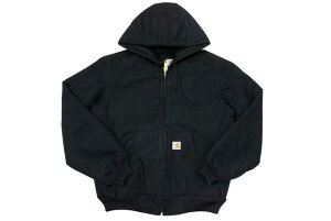 Carhartt LOOSE FIT FIRM DUCK INSULATED FLANNEL-LINED ACTIVE JACKET (J140-BLK:BLACK) 106673-BLK�J�[�n�[�g/�W�b�v�W���P�b�g/�t�[�h�W���P�b�g/�_�b�N�W���P�b�g/�A�N�e�B�u�W���P�b�g/�r�b�O�V���G�b�g/�V���v��/
