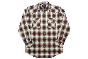 PENDLETON L/S CHECK SHIRTS(DA029-65464)(BROWN×BLUE×WHITE)�y���h���g��/�����O�X���[�u�`�F�b�N�V���c/�u���E��×�u���[×�z���C�g