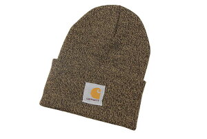 Carhartt ACRYLIC WATCH HAT/KNIT CAP/BEANIE (A18/247:DARK BROWN/SANDSTONE)�J�[�n�[�g/�A�����J/USA/�j�b�g�L���b�v/�r�[�j�[/�����|�C���g���S/���/�N���V�b�N/�V���v��/�����Y/���f�B�[�X/���j�Z�b�N�X/�_�[�N
