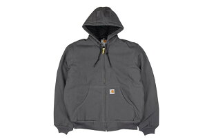 Carhartt FIRM DUCK INSULATED FLANNEL-LINED ACTIVE JACKET (J140-GVL:GRAVEL) 106673-GVL�J�[�n�[�g/�W�b�v�W���P�b�g/�t�[�h�W���P�b�g/�_�b�N�W���P�b�g/�A�N�e�B�u�W���P�b�g/�r�b�O�V���G�b�g/�V���v��/���/��