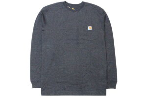 Carhartt L/S WORKWEAR POCKET T-SHIRT (K126/CRH:CARBON HEATHER)�J�[�n�[�g/�����O�X���[�uT�V���c/�|�P�b�gT�V���c/�����Y/���f�B�[�X/�r�b�O�V���G�b�g/�V���v��/�J�[�{���w�U�[