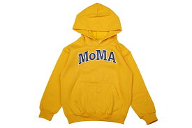 MoMA x CHAMPION ※KID'S PULLOVER HOODIE (YELLOW)※キッズサイズ/モマ/チャンピオン/プルオーバーフーディー/イエロー