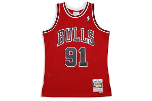 MITCHELL & NESS SWINGMAN MESH JERSEY (CHICAGO BULLS/ALTERNATE/DENNIS RODMAN/#91/1997-98:RED) SMJYGS18154~b`F&lX/XEBO}W[W/oXPW[W/VJSuY