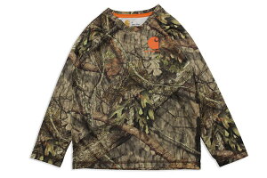 Carhartt FORCE LONG-SLEEVE CAMO T-SHIRT (CA8983 CR08/219:MOSSY OAK)(KIDS)�J�[�n�[�g/�����O�X���[�u�e�B�[�V���c/���b�V�I�[�N