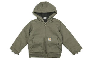Carhartt FLANNEL QUILT LINED ACTIVE JACKET (CP8545 CG26/300:OLIVE)(KIDS)�J�[�n�[�g/�W�b�v�W���P�b�g/�A�N�e�B�u�W���P�b�g/�I���[�u