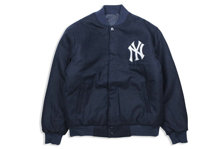 楽天市場】JH Design NEW YORK YANKEES REVERSIBLE WOOL JACKET (NAVY 