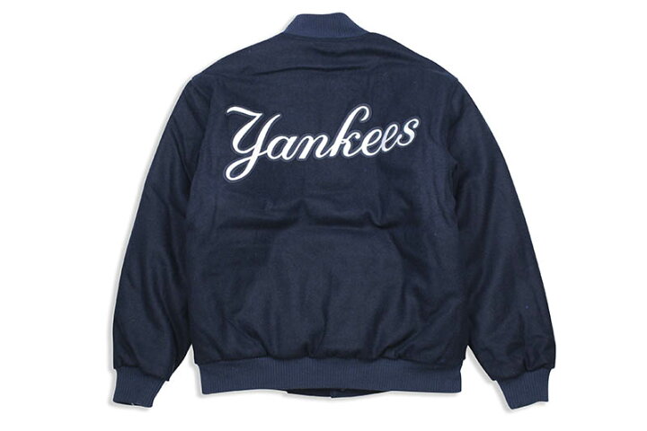 楽天市場】JH Design NEW YORK YANKEES REVERSIBLE WOOL JACKET (NAVY 