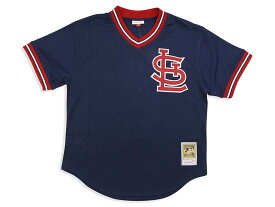 MITCHELL&NESS AUTHENTIC BP JERSEY (ST. LOUIS CARDINALS/1994:OZZIE SMITH #1) ABPJGS18358ミッチェル&ネス/ベースボールジャージ/セントルイスカージナルス/ネイビー