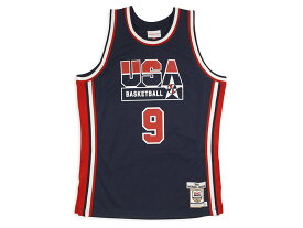 MITCHELL & NESS AUTHENTIC JERSEY (TEAM USA/1992/MICHAEL JORDAN) AJY4S18414ミッチェル&ネス/マイケルジョーダン/バスケジャージ/ドリームチーム/ネイビー