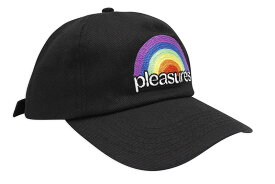 PLEASURES GOOD TIME UNCONSTRUCTED HAT (BLACK)ダドハット/ツイルキャップ/ブラック