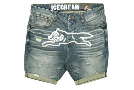 ICECREAM SOFT SERVE JEANS SHORT (411-3101:BLUE)アイスクリーム/デニムショーツ/ブルー