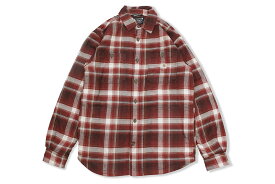 Carhartt RUGGED FLEX RELAXED FIT MIDWEIGHT FLANNEL FLEECE-LINED SHIRT (104913/R09:OXBLOOD)カーハート/ロングスリーブシャツ/レッド