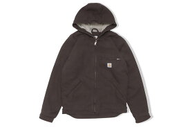 Carhartt WASHED DUCK SHERPA-LINED JACKET (104392-DKB:DARK BROWN)カーハート/ダックジャケット/ダークブラウン