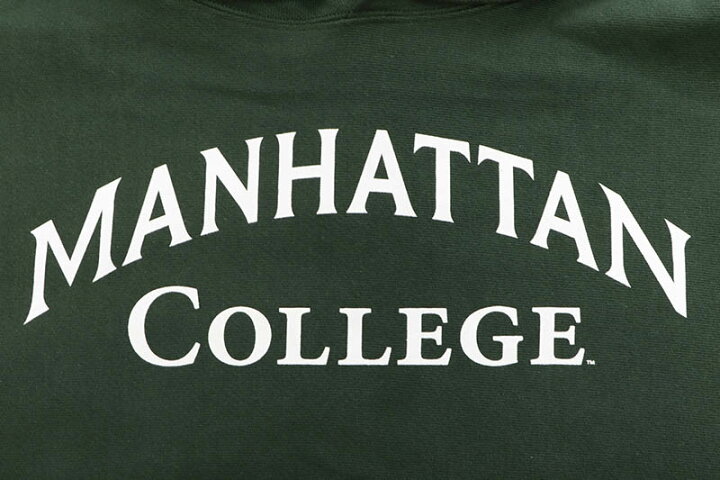 楽天市場】CHAMPION MANHATTAN COLLEGE REVERSE WEAVE HOODED 