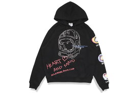 BILLIONAIRE BOYS CLUB CEREBRAL HOODIE (811-8306:BLACK)ビリオネアボーイズクラブ/プルオーバーフーディー/ブラック