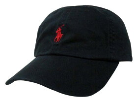 POLO RALPH LAUREN SIGNATURE PONY CAP(710548524004:RL BLACK)ポロラルフローレン/ツイルキャップ/アジャスターキャップ/帽子/ブラック