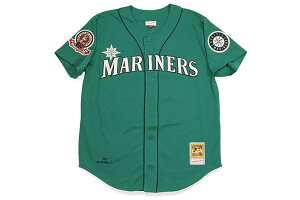 MITCHELL & NESS AUTHENTIC JERSEY (SEATTLE MARINERS/KEN GRIFFEY JR/#24/1995:TURQUOISE) AJY1EL18103�~�b�`�F��&�l�X/�x�[�X�{�[���W���[�W/�V�A�g���}���i�[�Y/�^�[�R�C�Y�u���[
