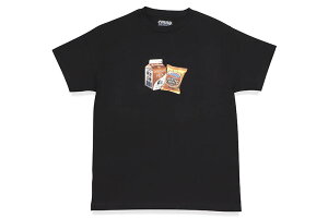 CLASSIC MATERIAL NY CHOCOLATE MILK & COOKIES S/S T-SHIRT (BLACK)�N���V�b�N�}�e���A���j���[���[�N/�V���[�g�X���[�u�e�B�[�V���c/�u���b�N