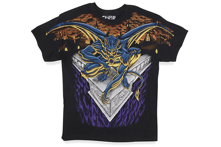 楽天市場】LIQUID BLUE GARGOYLE S/S T-SHIRT (BLACK)リキッドブルー 