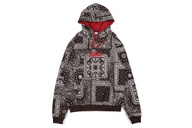 SHOE PALACE × SCARFACE BANDANA HOODIE (BROWN)シュー パレス/スカーフェイス/プルオーバーフーディー/ブラウン