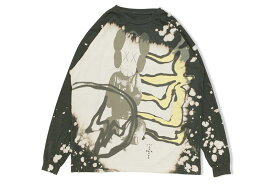 TRAVIS SCOTT CACTUS JACK+KAWS FOR FRAGMENT L/S T-SHIRT (GREY)トラヴィススコット/カクタスジャック/ロングスリーブティーシャツ/グレイ