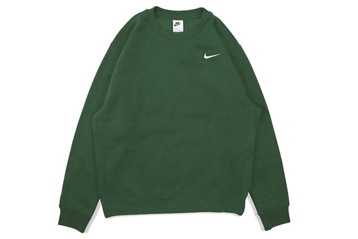 楽天市場】NIKE CLUB FLEECE PULLOVER CREW (CJ1614-341/DARK GREEN 