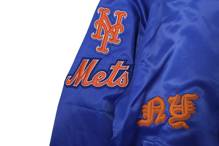 楽天市場】PRO STANDARD NEW YORK METS OLD ENGLISH LOGO SATIN JACKET 