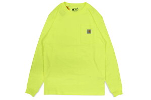 Carhartt LOOSE FIT HEAVYWEIGHT LONG-SLEEVE POCKET T-SHIRT (K126-BLM:BRITE LIME)�J�[�n�[�g/�����O�X���[�uT�V���c/�|�P�b�gT�V���c/�����Y/���f�B�[�X/�r�b�O�V���G�b�g/�V���v��/�u���C�g���C��