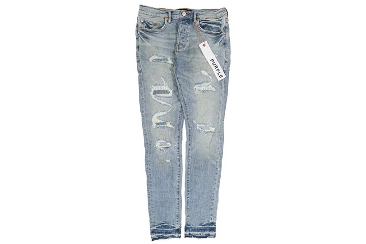 楽天市場】PURPLE BRAND LOW RISE SKINNY JEAN (P001-LIVI122:LIGHT  
