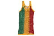 CRYSTAL THE ORIGINAL ENGLISH STRING VEST (RASTA)クリスタル/メッシュベスト/タンクトップ/網シャツ/レ…