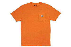 Carhartt LOOSE FIT HEAVYWEIGHT SHORT-SLEEVE POCKET T-SHIRT (K87-BOG:BRITE ORANGE)�J�[�n�[�g/�V���[�g�X���[�uT�V���c/�|�P�b�gT�V���c/�����Y/���f�B�[�X/�r�b�O�V���G�b�g/�V���v��/�u���C�g�I�����W