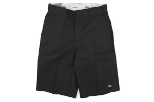 DICKIES 13 LOOSE FIT FLAT FRONT WORK SHORTS (42283BK:BLACK)�f�B�b�L�[�Y/���[�N�V���[�c/�u���b�N