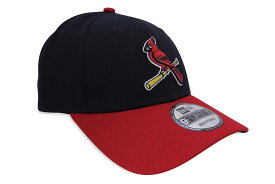 NEW ERA ST. LOUIS CARDINALS THE LEAGUE 9FORTY ADJUSTABLE CAP (NAVY/SCARLET)ニューエラ/アジャスターキャップ/セントルイスカーディナルス/メンズ/レディース/シンプル/男女兼用/サイズ調節/ネイビースカーレット