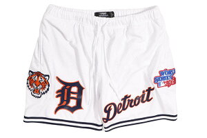 PRO STANDARD DETROIT TIGERS LOGO MESH SHORT (LDT333035-WHT:WHITE)�v���X�^���_�[�h/�f�g���C�g�^�C�K�[�X/�V���[�c/���b�y��/�z���C�g