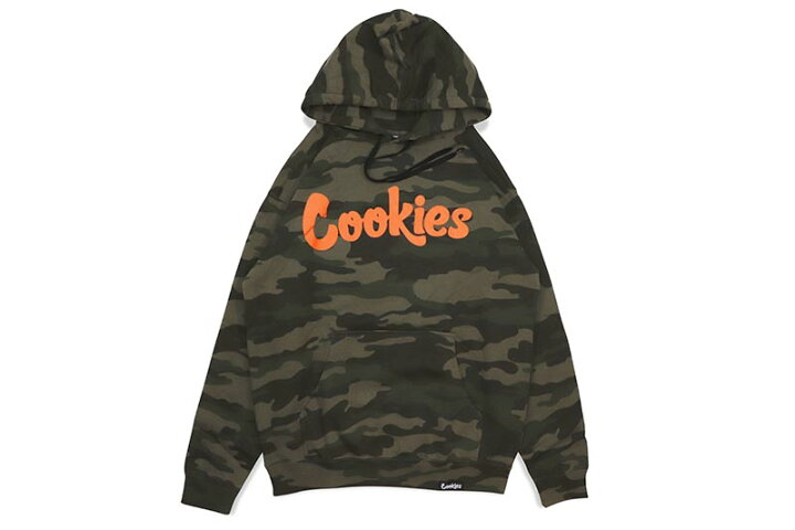 楽天市場】COOKIES ORIGINAL LOGO HOODIE (CAMO/ORANGE) 1564H6664 