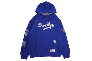 MITCHELL & NESS LEGENDS FLEECE HOODIE (BROOKLYN DODGERS/JACKIE ROBINSON:ROYAL BLUE) FPHD5565-BDOYYJROROYA�~�b�`�F���A���h�l�X/�v���I�[�o�[�t�[�f�B�[/���C�����u���[