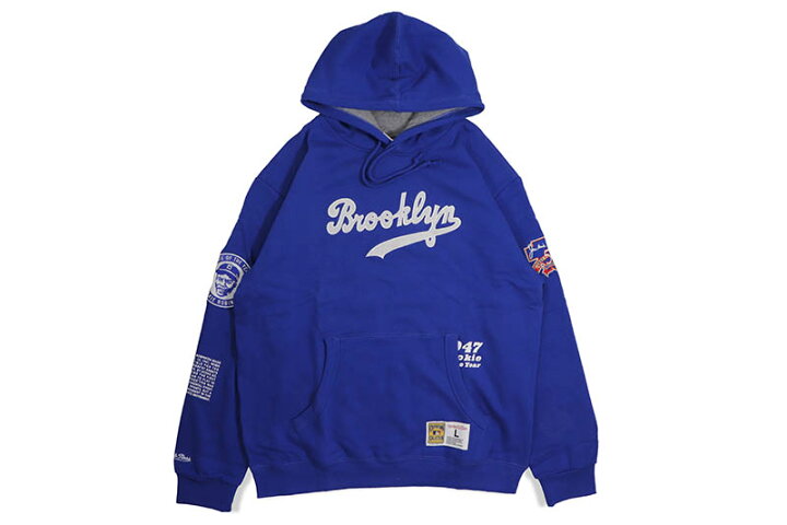 楽天市場】MITCHELL & NESS LEGENDS FLEECE HOODIE (BROOKLYN DODGERS 