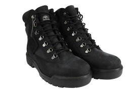 TIMBERLAND 6-INCH WATERPROOF FIELD BOOTS (TB0A17KC001:BLACK NUBUCK)ティンバーランド/フィールドブーツ/ブラックヌバック