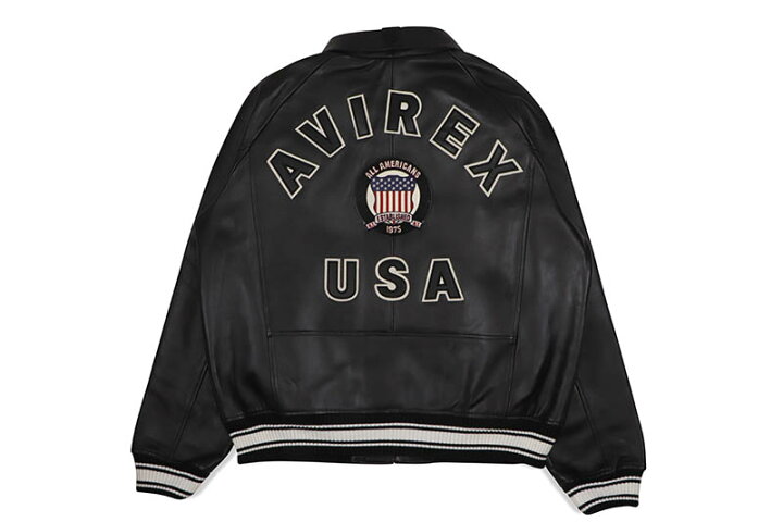 楽天市場】AVIREX ICON JACKET (AVF20BO01-001:JET BLACK)アビレックス 