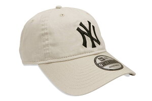 NEW ERA NEW YORK YANKEES 9TWENTY WASHED COTTON CROSS STRAP CAP (STONE) 13552109�j���[�G��/�A�W���X�^�[�L���b�v/�j���[���[�N�����L�[�X/�����Y/���f�B�[�X/�V���v��/�j�����p/�T�C�Y����/�X�g�[��
